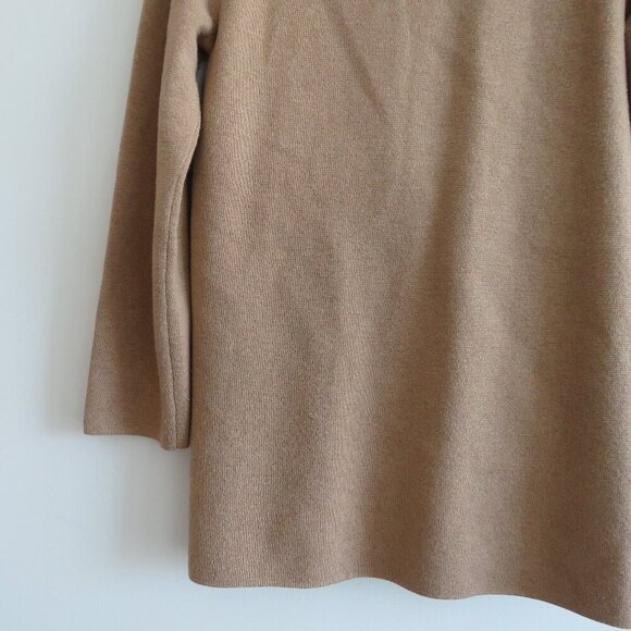 J. CREW Cecile Relaxed Knit Sweater Blazer One-Button in Camel Preppy Size XXS - Picture 12 of 14